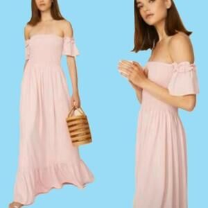 Slate & Willow Delicate Pink Maxi Dress Size Medium